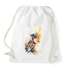 PRINTFASHION Motor  - Sportzsák, Tornazsák - Fehér tornazsák
