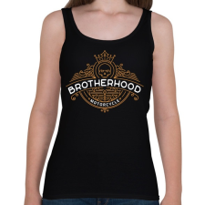 PRINTFASHION Motor testvériség - Női atléta - Fekete női trikó