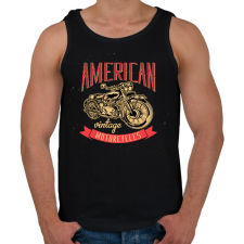 PRINTFASHION Motorcycle  - Férfi atléta - Fekete atléta, trikó