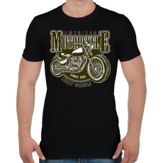 PRINTFASHION Motorcycle  - Férfi póló - Fekete