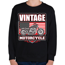 PRINTFASHION Motorcycle - Gyerek pulóver - Fekete gyerek pulóver, kardigán