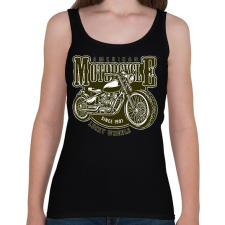 PRINTFASHION Motorcycle  - Női atléta - Fekete női trikó