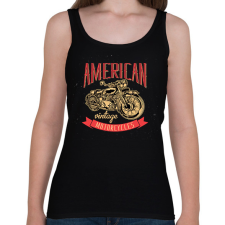 PRINTFASHION Motorcycle  - Női atléta - Fekete női trikó