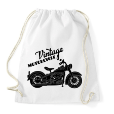 PRINTFASHION Motorcycle  - Sportzsák, Tornazsák - Fehér tornazsák