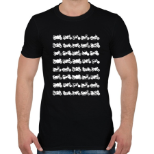 PRINTFASHION motorok sötét pólóra - Férfi póló - Fekete férfi póló