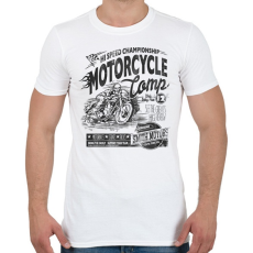 PRINTFASHION Motoros bajnok - Férfi póló - Fehér