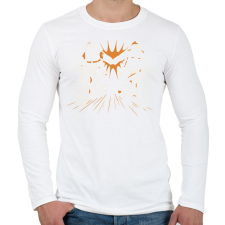 PRINTFASHION Motoros barátság - Férfi hosszú ujjú póló - Fehér férfi póló