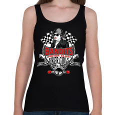 PRINTFASHION Motoros csajok - Női atléta - Fekete