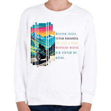 PRINTFASHION Motoros - Gyerek pulóver - Fehér gyerek pulóver, kardigán