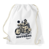 PRINTFASHION Motoros Nagyapa - Sportzsák, Tornazsák - Fehér