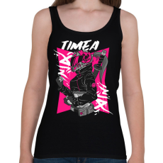 PRINTFASHION motoros Timea - Női atléta - Fekete