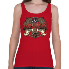 PRINTFASHION Motorozás az életem - Női atléta - Cseresznyepiros