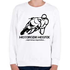 PRINTFASHION MOTOROZNI MEGYEK - Gyerek pulóver - Fehér gyerek pulóver, kardigán