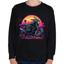PRINTFASHION Motorsport - Gyerek pulóver - Fekete gyerek pulóver, kardigán