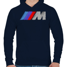 PRINTFASHION Motorsports - Férfi kapucnis pulóver - Sötétkék férfi pulóver, kardigán