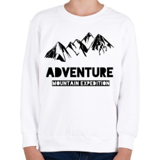 PRINTFASHION Mountain adventure  - Gyerek pulóver - Fehér