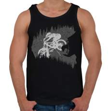 PRINTFASHION Mountain bike - Férfi atléta - Fekete