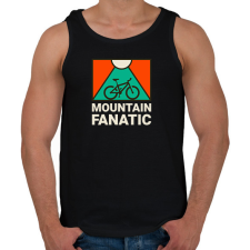 PRINTFASHION MOUNTAIN FANATIC 2 - Férfi atléta - Fekete atléta, trikó