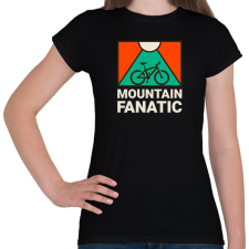 PRINTFASHION MOUNTAIN FANATIC 2 - Női póló - Fekete női póló