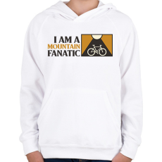 PRINTFASHION MOUNTAIN FANATIC - Gyerek kapucnis pulóver - Fehér