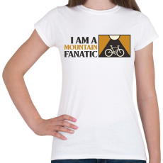 PRINTFASHION MOUNTAIN FANATIC - Női póló - Fehér