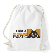 PRINTFASHION MOUNTAIN FANATIC - Sportzsák, Tornazsák - Fehér tornazsák
