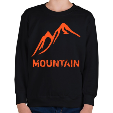PRINTFASHION Mountain  - Gyerek pulóver - Fekete gyerek pulóver, kardigán