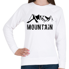 PRINTFASHION Mountain  - Női pulóver - Fehér