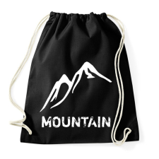 PRINTFASHION Mountain  - Sportzsák, Tornazsák - Fekete tornazsák