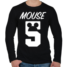 PRINTFASHION Mouse 5 - Férfi hosszú ujjú póló - Fekete férfi póló