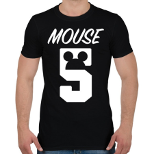 PRINTFASHION Mouse 5 - Férfi póló - Fekete férfi póló