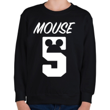 PRINTFASHION Mouse 5 - Gyerek pulóver - Fekete gyerek pulóver, kardigán