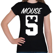 PRINTFASHION Mouse 5 - Női póló - Fekete női póló