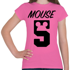 PRINTFASHION Mouse 5 - Női póló - Rózsaszín női póló
