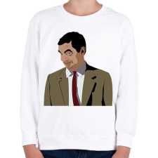 PRINTFASHION Mr. Bean rajz - Gyerek pulóver - Fehér gyerek pulóver, kardigán