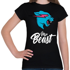 PRINTFASHION Mr Beast - Női póló - Fekete női póló