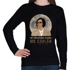 PRINTFASHION mr caplan - Női pulóver - Fekete női pulóver, kardigán