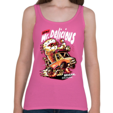 PRINTFASHION Mr Delicious - Női atléta - Rózsaszín