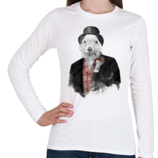 PRINTFASHION Mr Phil - Női hosszú ujjú póló - Fehér