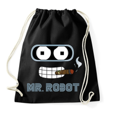 PRINTFASHION Mr. Robot - Sportzsák, Tornazsák - Fekete tornazsák