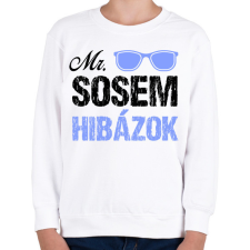 PRINTFASHION Mr. sosem hibázok - Gyerek pulóver - Fehér gyerek pulóver, kardigán