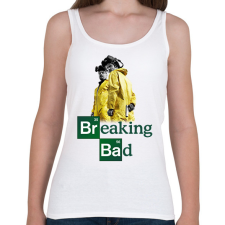 PRINTFASHION Mr White and Jessy - Női atléta - Fehér női trikó