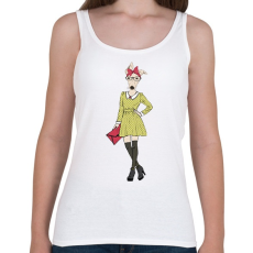 PRINTFASHION Mrs. Dog - Női atléta - Fehér