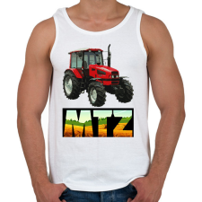 PRINTFASHION MTZ - Férfi atléta - Fehér atléta, trikó
