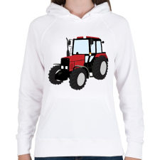 PRINTFASHION mtz - Női kapucnis pulóver - Fehér női pulóver, kardigán