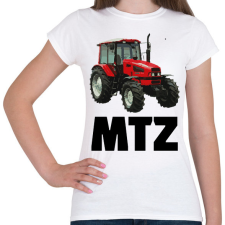 PRINTFASHION MTZ Traktor - Női póló - Fehér női póló