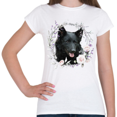 PRINTFASHION mudi kutyus - női - Női póló - Fehér