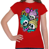 PRINTFASHION Muffin koponyák - Női póló - Piros