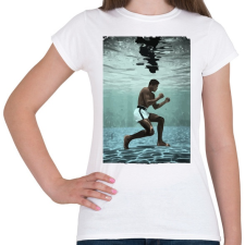 PRINTFASHION Muhammad Ali - Női póló - Fehér női póló