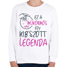 PRINTFASHION Műkörmös - Gyerek pulóver - Fehér gyerek pulóver, kardigán